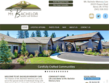 Tablet Screenshot of bendmemorycare.com